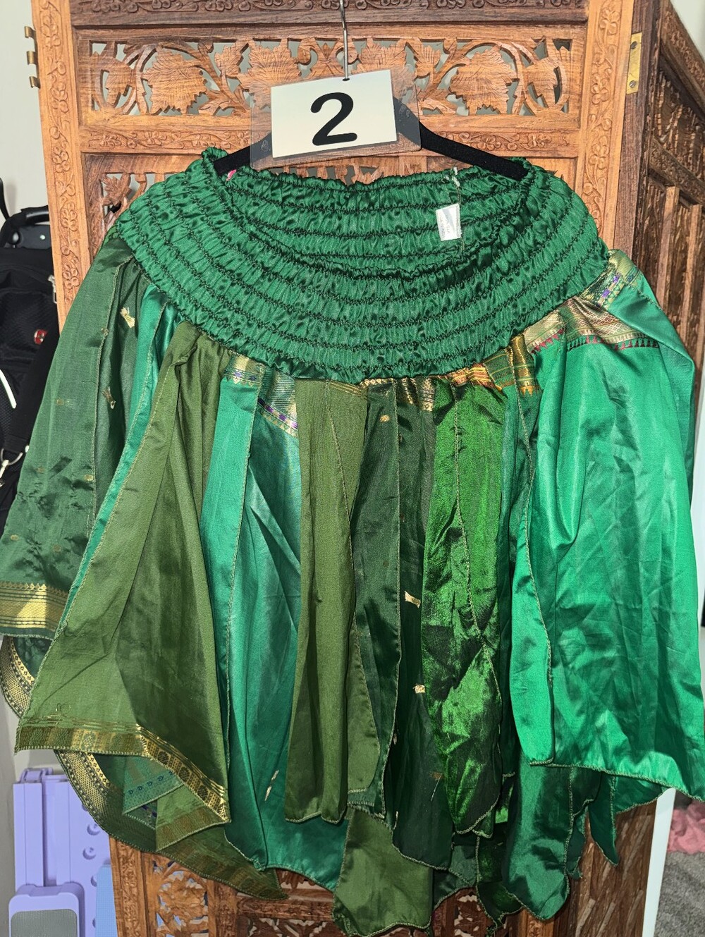 Renaissance Festival Overskirt - Green Varations